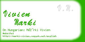 vivien marki business card